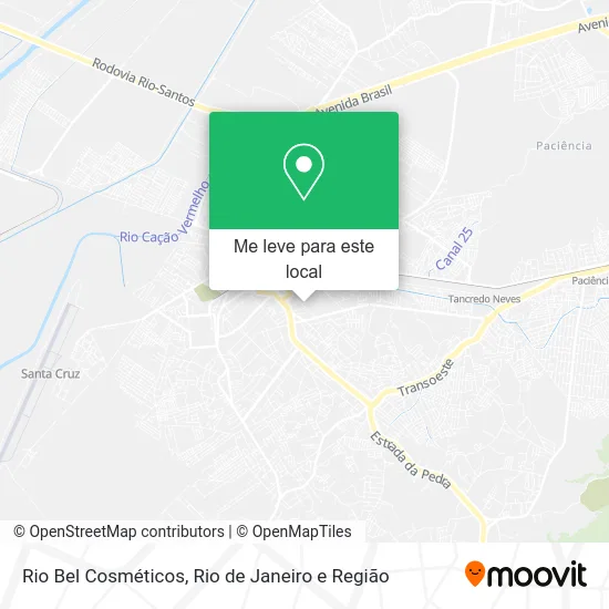Rio Bel Cosméticos mapa