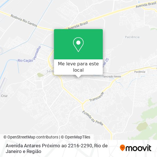 Avenida Antares Próximo ao 2216-2290 mapa
