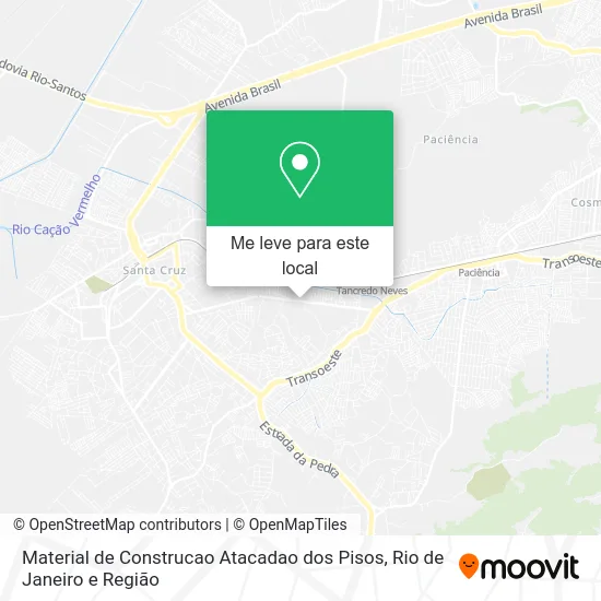 Material de Construcao Atacadao dos Pisos mapa