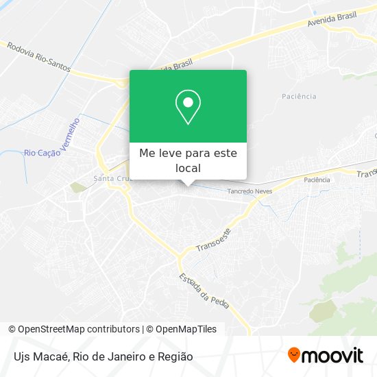 Ujs Macaé mapa