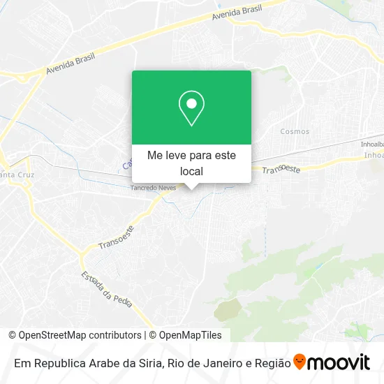 Em Republica Arabe da Siria mapa