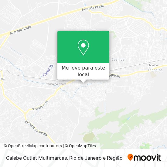 Calebe Outlet Multimarcas mapa