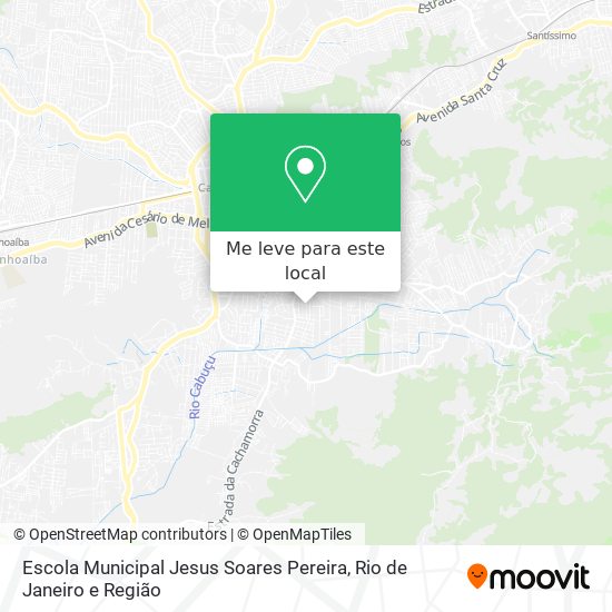 Escola Municipal Jesus Soares Pereira mapa