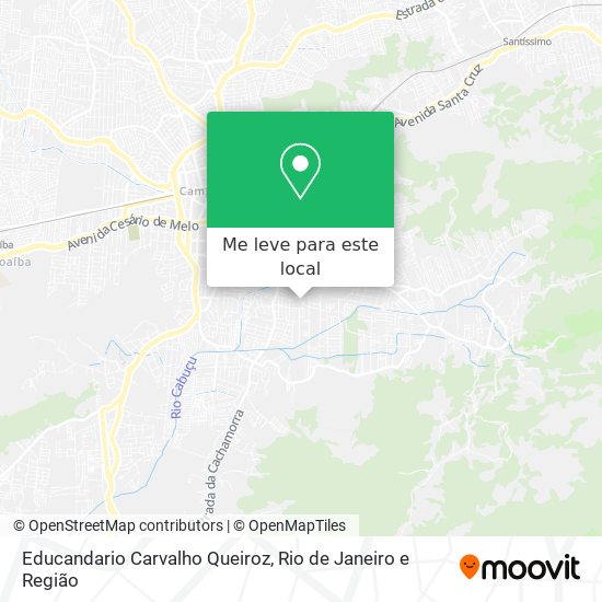 Educandario Carvalho Queiroz mapa