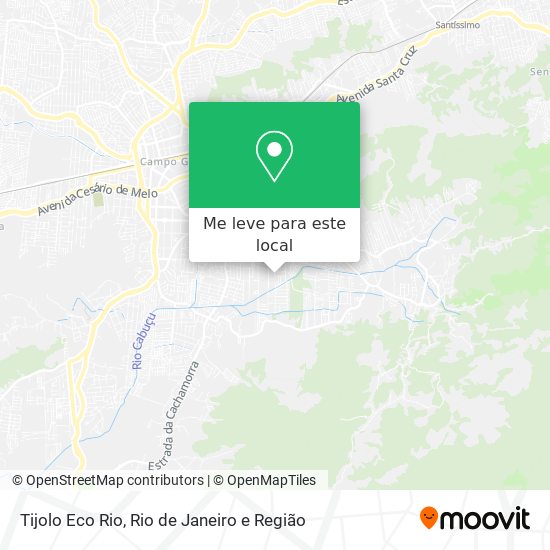 Tijolo Eco Rio mapa