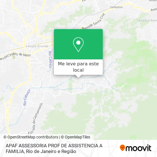 APAF ASSESSORIA PROF DE ASSISTENCIA A FAMILIA mapa