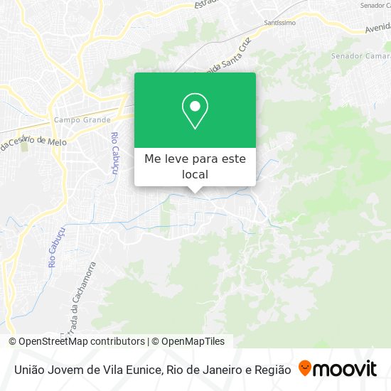 União Jovem de Vila Eunice mapa