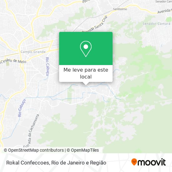 Rokal Confeccoes mapa