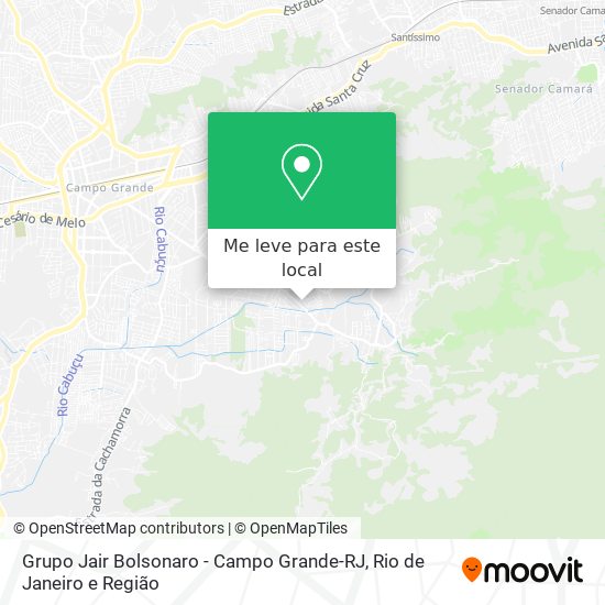 Grupo Jair Bolsonaro - Campo Grande-RJ mapa