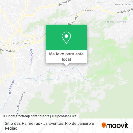 Sítio das Palmeiras - Js Eventos mapa
