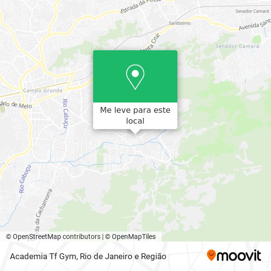 Academia Tf Gym mapa
