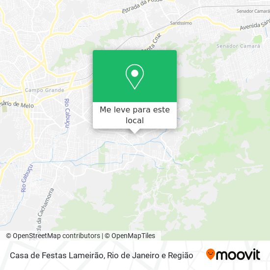 Casa de Festas Lameirão mapa