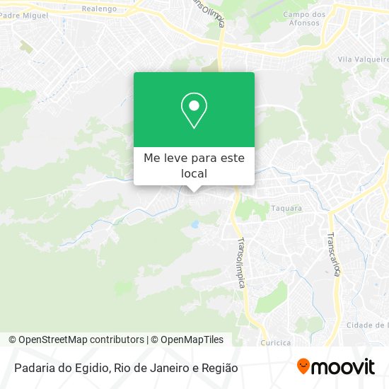Padaria do Egidio mapa