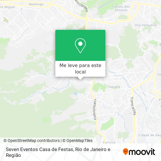 Seven Eventos Casa de Festas mapa