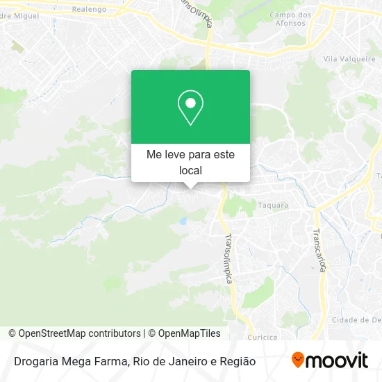 Drogaria Mega Farma mapa
