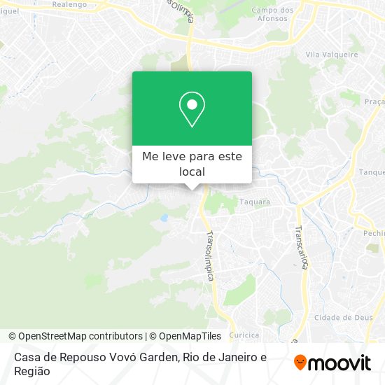 Casa de Repouso Vovó Garden mapa