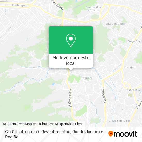Gp Construcoes e Revestimentos mapa
