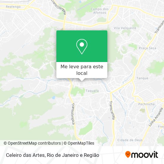 Celeiro das Artes mapa