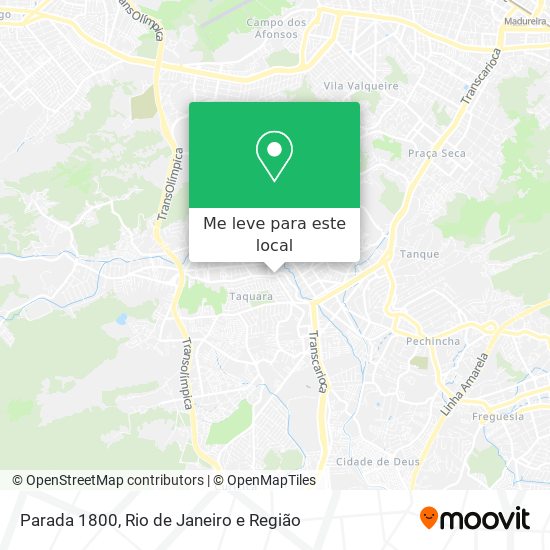 Parada 1800 mapa