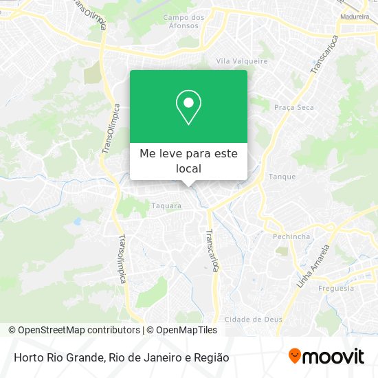 Horto Rio Grande mapa