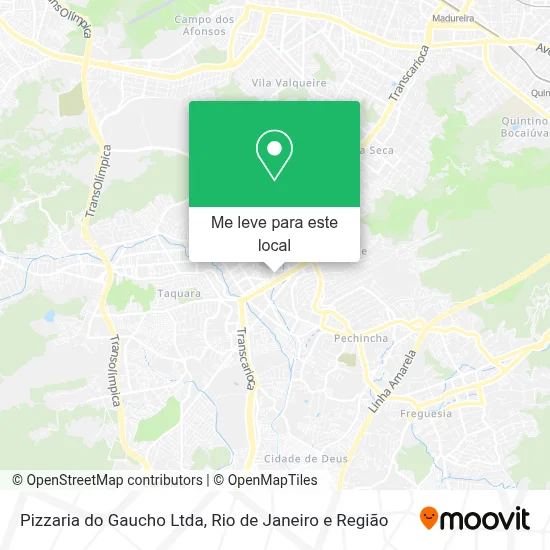 Pizzaria do Gaucho Ltda mapa