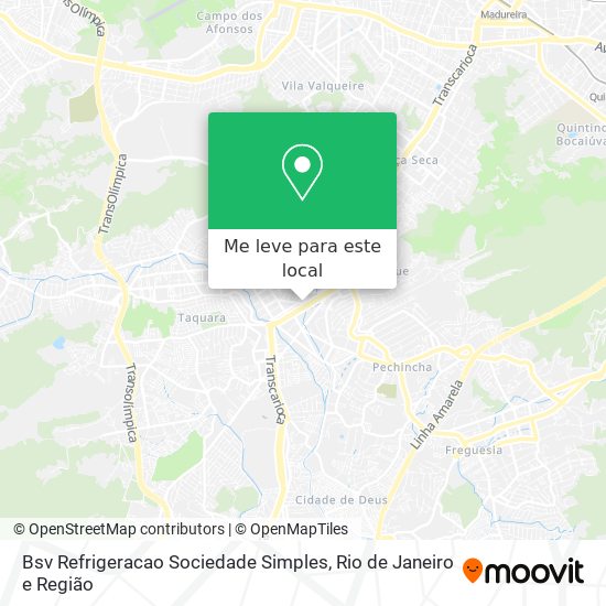 Bsv Refrigeracao Sociedade Simples mapa