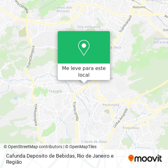 Cafunda Deposito de Bebidas mapa