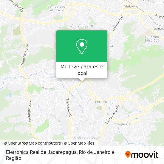 Eletronica Real de Jacarepagua mapa