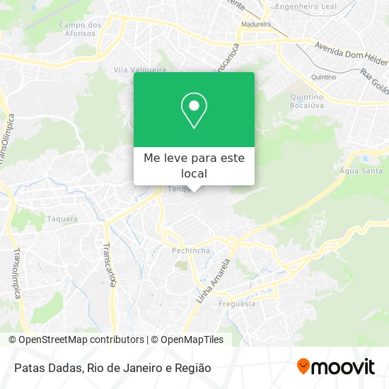 Patas Dadas mapa