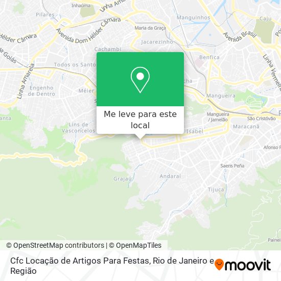 Cfc Locação de Artigos Para Festas mapa