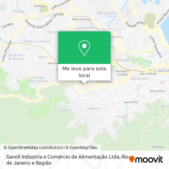Sanoli Indústria e Comércio de Alimentação Ltda mapa