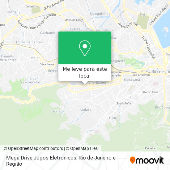 Mega Drive Jogos Eletronicos mapa