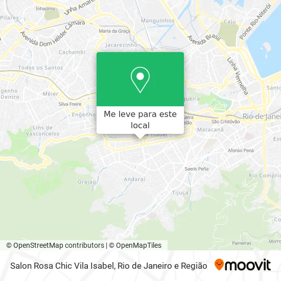Salon Rosa Chic Vila Isabel mapa
