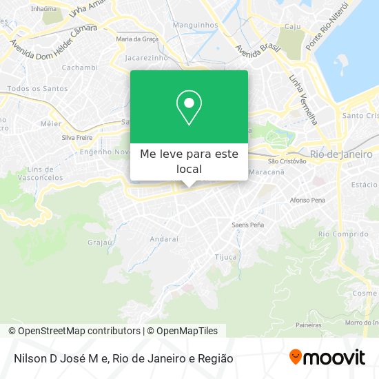 Nilson D José M e mapa