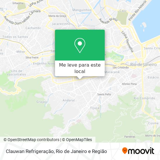 Clauwan Refrigeração mapa