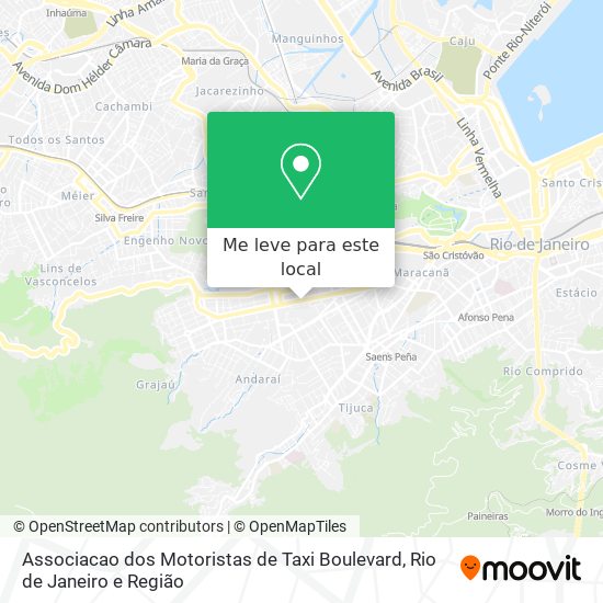 Associacao dos Motoristas de Taxi Boulevard mapa