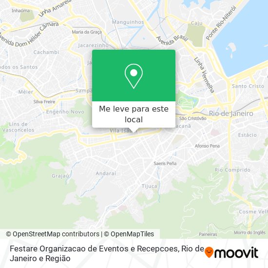 Festare Organizacao de Eventos e Recepcoes mapa