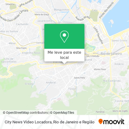 City News Video Locadora mapa