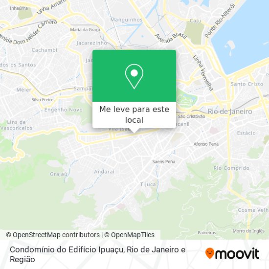 Condomínio do Edifício Ipuaçu mapa