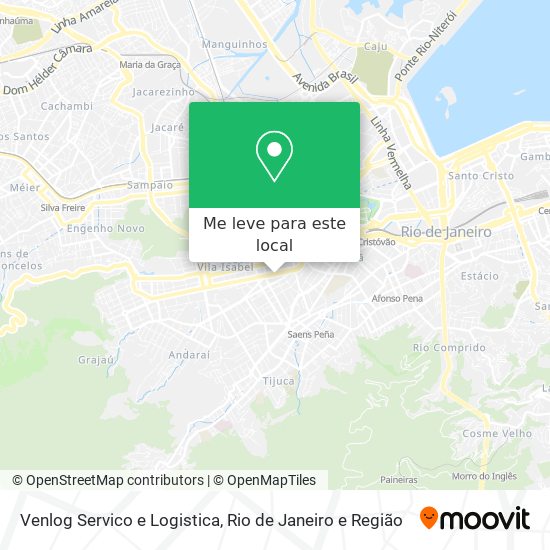 Venlog Servico e Logistica mapa