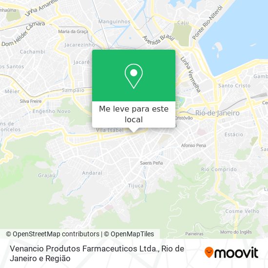 Venancio Produtos Farmaceuticos Ltda. mapa