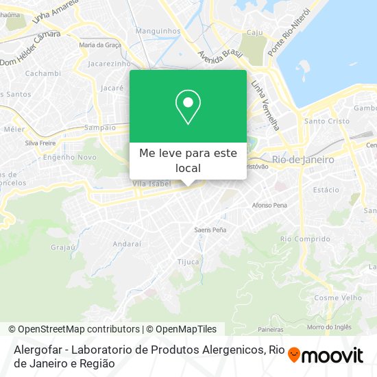 Alergofar - Laboratorio de Produtos Alergenicos mapa