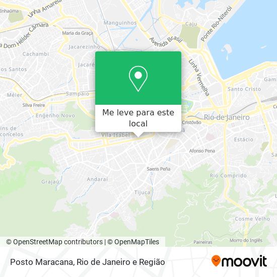 Posto Maracana mapa