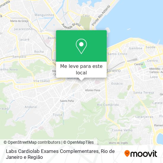 Labs Cardiolab Exames Complementares mapa