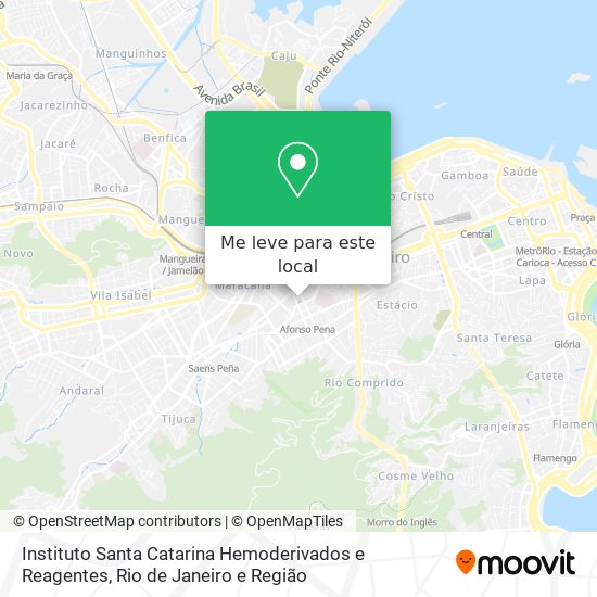 Instituto Santa Catarina Hemoderivados e Reagentes mapa