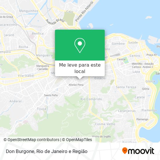 Don Burgone mapa