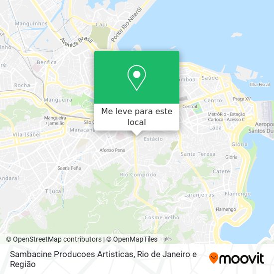 Sambacine Producoes Artisticas mapa