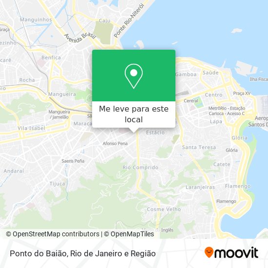 Ponto do Baião mapa