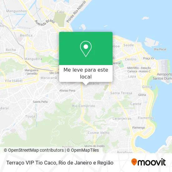 Terraço VIP Tio Caco mapa