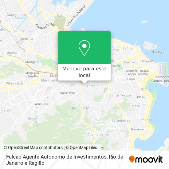 Falcao Agente Autonomo de Investimentos mapa